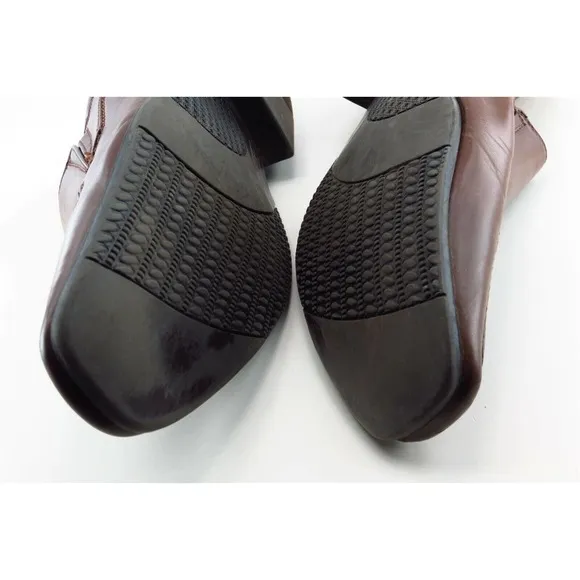 Madden Shoes Sz 12 M‎ Square Toe Brown Loafers Leather Men