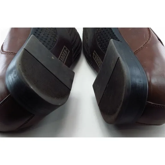 Madden Shoes Sz 12 M‎ Square Toe Brown Loafers Leather Men