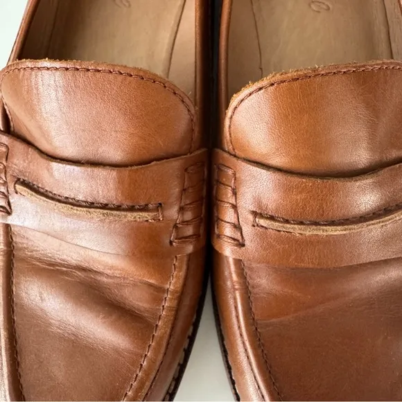 Madewell Elinor Leather Loafer Dark Chestnut Women’s size 8.5