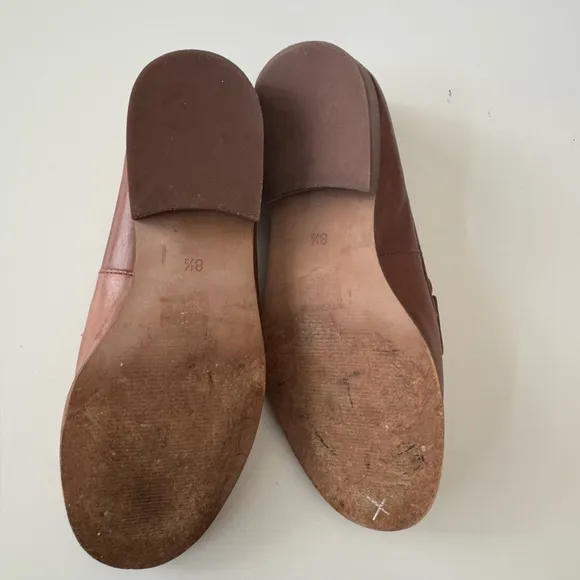 Madewell Elinor Leather Loafer Dark Chestnut Women’s size 8.5