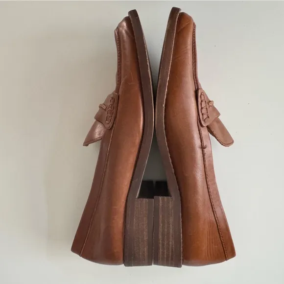 Madewell Elinor Leather Loafer Dark Chestnut Women’s size 8.5