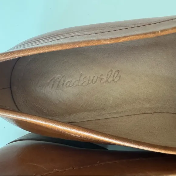 Madewell Elinor Leather Loafer Dark Chestnut Women’s size 8.5