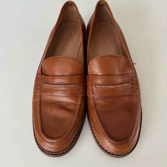 Madewell Elinor Leather Loafer Dark Chestnut Women’s size 8.5