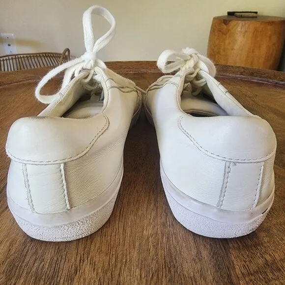 Madewell Sidewalk White Leather Comfort Sneaker Shoes Womens 7 Mens 5.5
