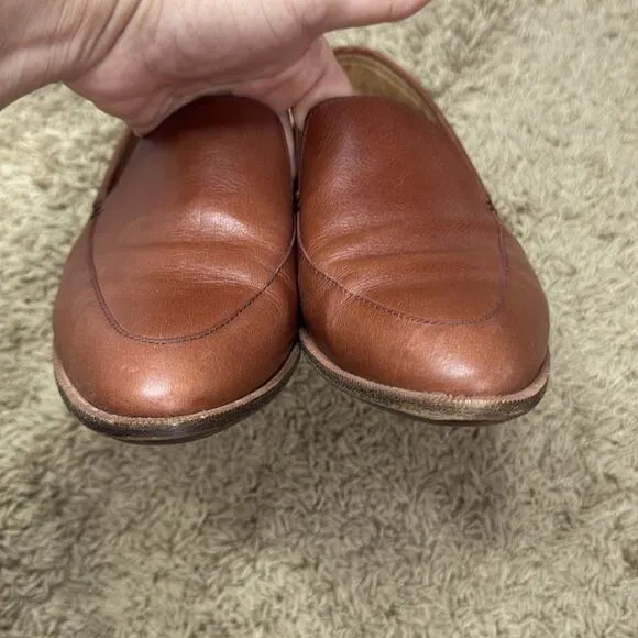 Madewell Women Brown Leather Loafers Size 8