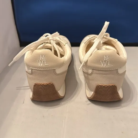 Madewell Womens Cream Sneakers size 7.5 New