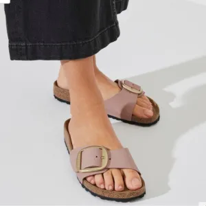 Madrid Big Buckle Nubuck Leather