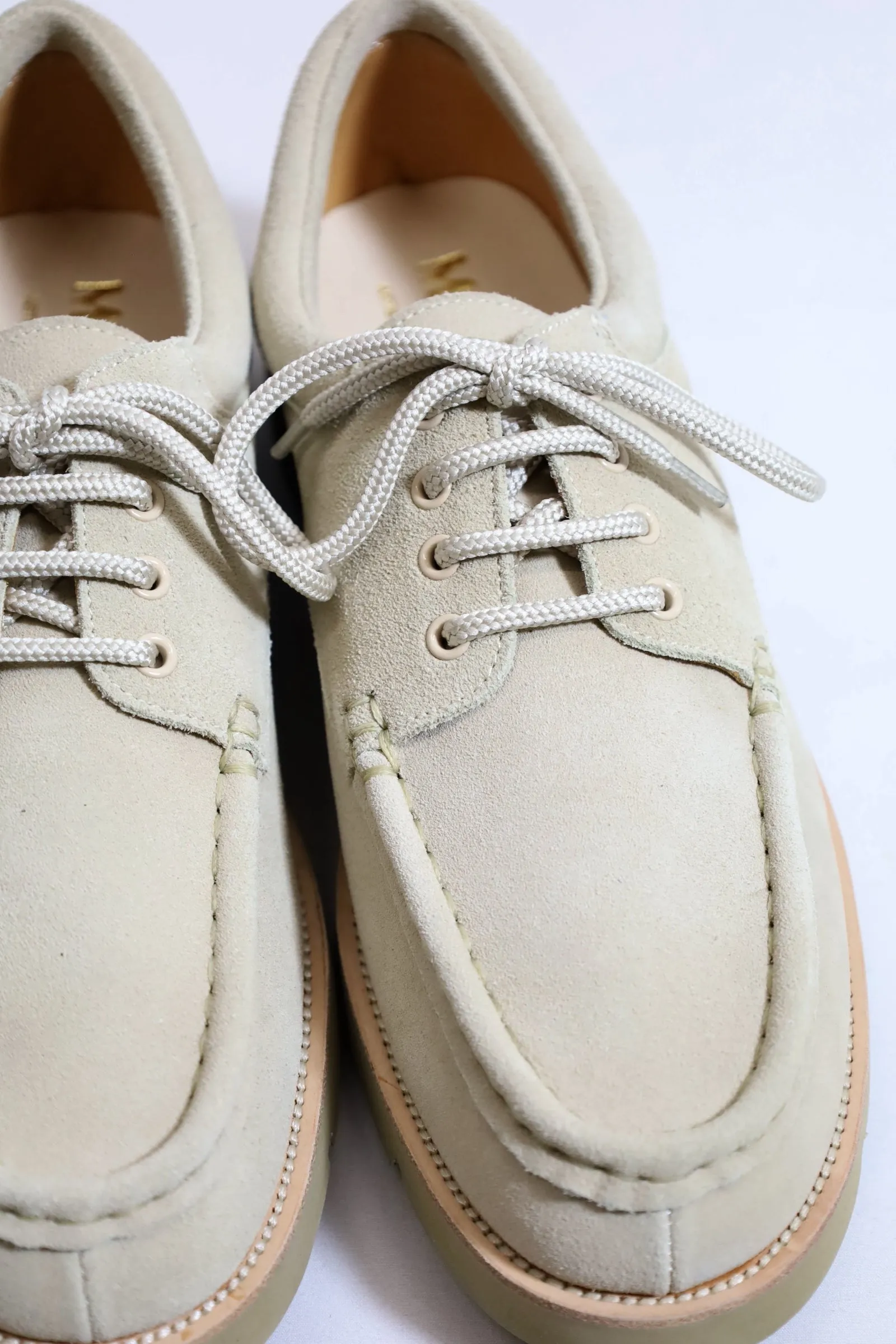 Marbot / MOCCASIN SHOES - BEIGE SUEDE