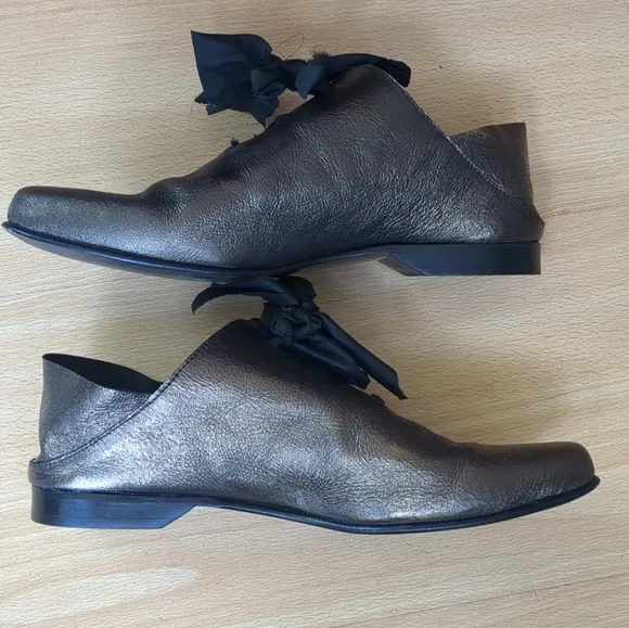 Masnada Shoes Size 39 Gold/Bronze Bridgerton Fairycore Luxury Womens