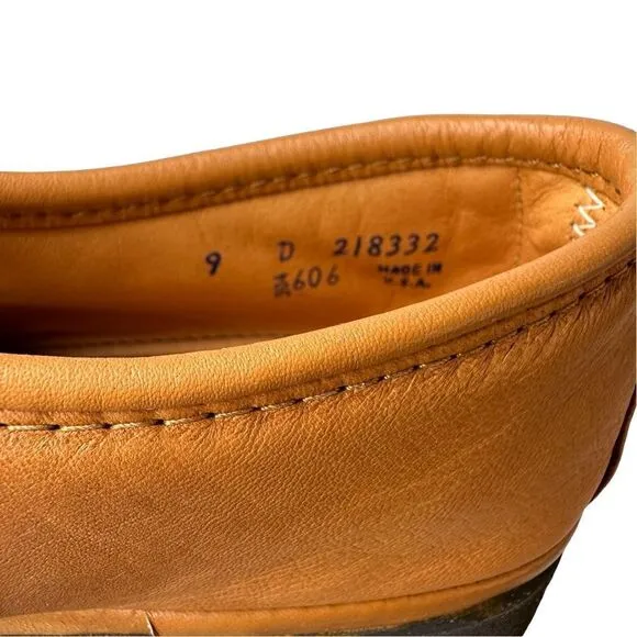 MASON’S Tan Leather Vintage Chukka Lace Up Loafer Size 9