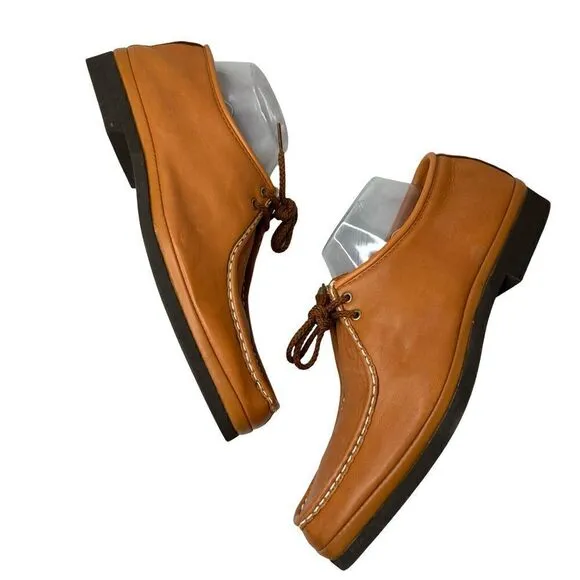 MASON’S Tan Leather Vintage Chukka Lace Up Loafer Size 9