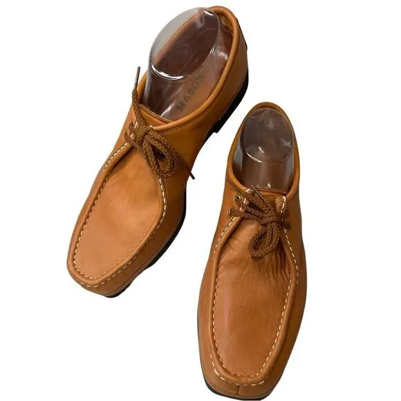 MASON’S Tan Leather Vintage Chukka Lace Up Loafer Size 9