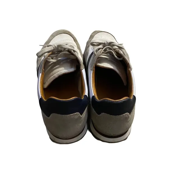 Massimo Dutti Mens Lace Up Leather Suede Sneaker Shoes Size‎ 43/10 US
