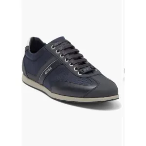 Men Boss Sneakers Size 9 Stream Low Top For Men Blue Color EU 42 Rubber Sole