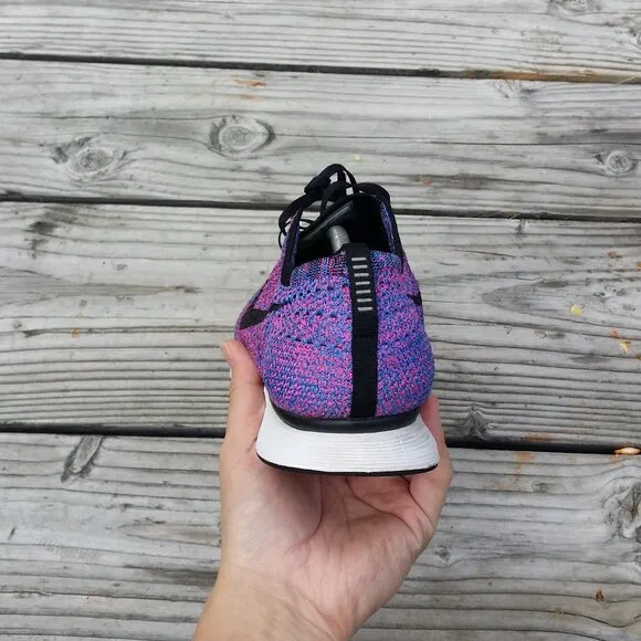 Men Nike Flyknit Racer Indigo Running Shoes Sneakers