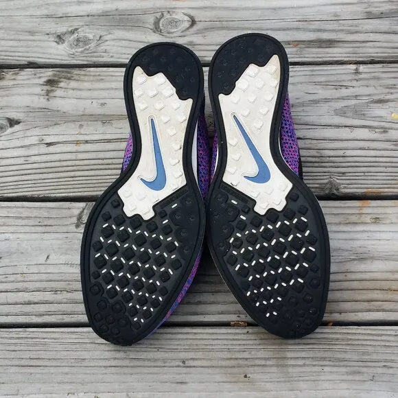 Men Nike Flyknit Racer Indigo Running Shoes Sneakers