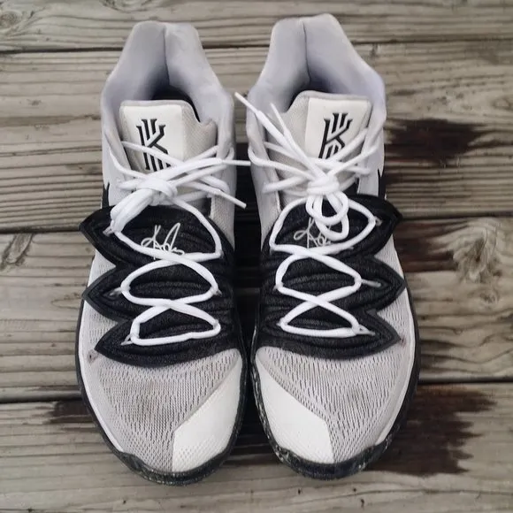 Men Nike Kyrie Irving 5 Oreo Cookies &amp; Cream Basketball Shoes Sneakers