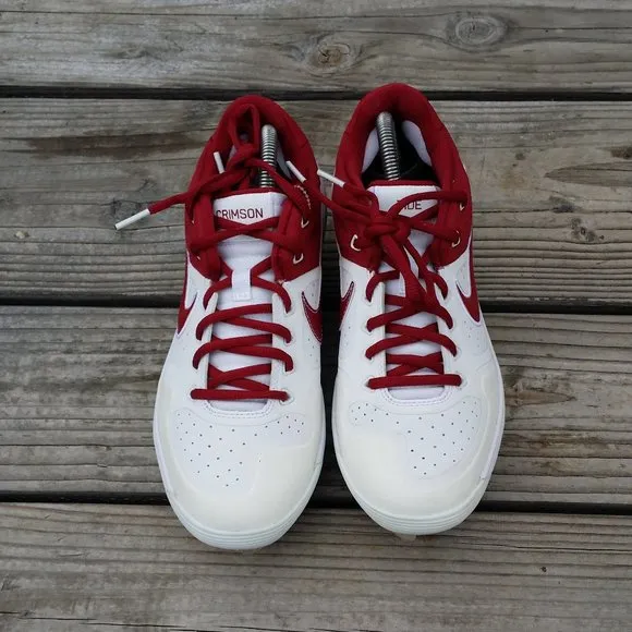 Men Size 7 /Size 8.5 Women Nike Alpha Huarache Elite 2 Alabama Crimson Tide