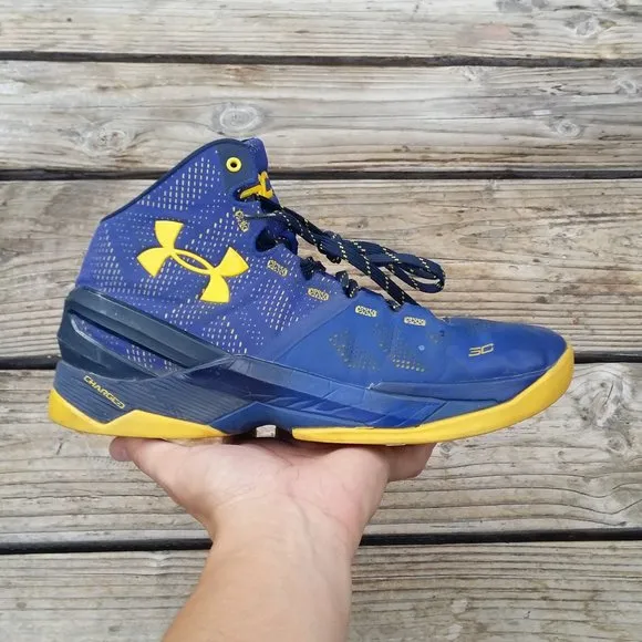 Men Under Armour Stephen Curry 2 Dub Nation Golden State Warriors Sneakers Shoes