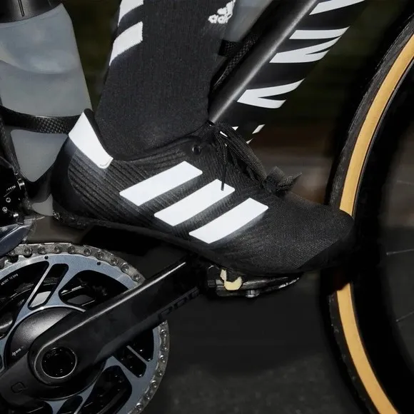 MEN'S Adidas Cycling The Road Shoe Black/White FW4457