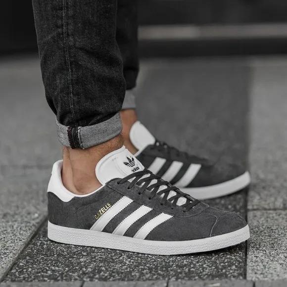 MEN'S Adidas Originals Gazelle Shoes Grey BB5480