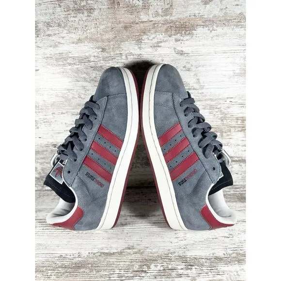 Men's Adidas OriginalStatus Superstar Def Jam Gray Suede Sneakers Sz 8.5