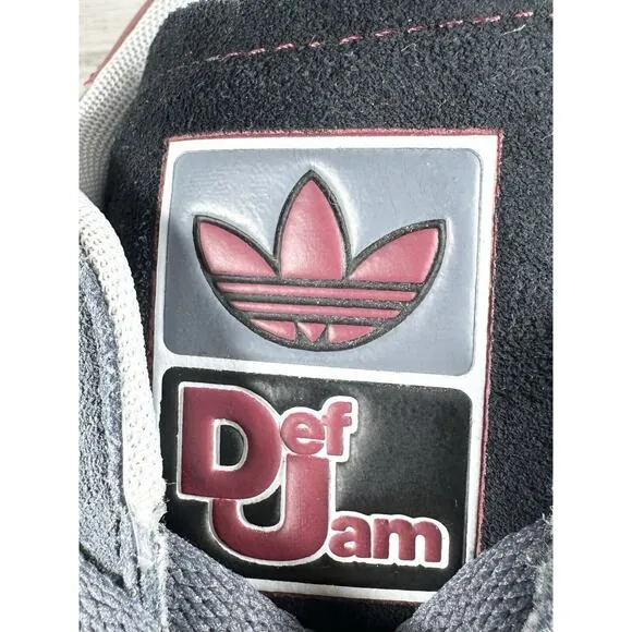 Men's Adidas OriginalStatus Superstar Def Jam Gray Suede Sneakers Sz 8.5