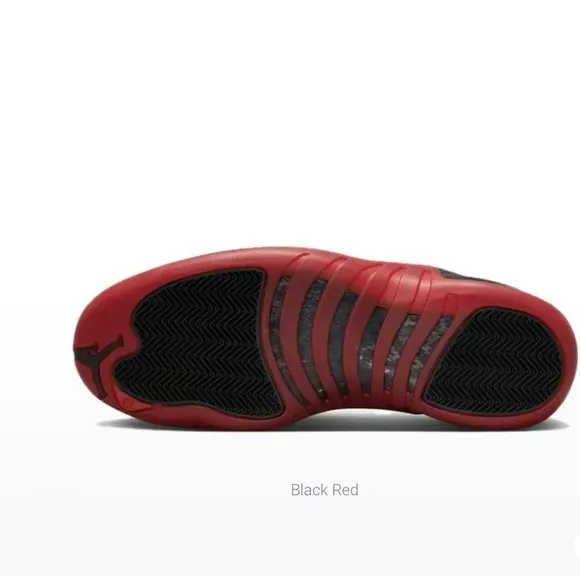 Men's Black and Red Athletic Shoes