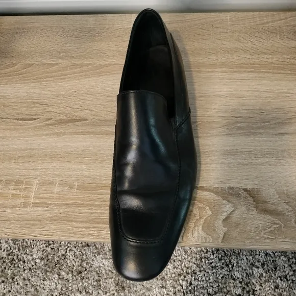 Men's Black Boss By Hugo Boss Leather Loafers Sz 9