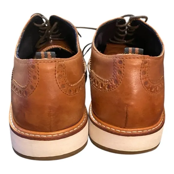 Men's Brown Leather Brogue Shoes