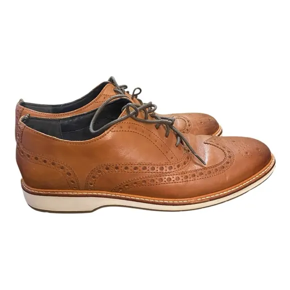 Men's Brown Leather Brogue Shoes
