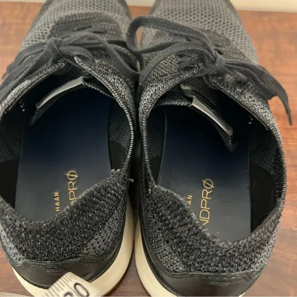Mens Cole Haan Grandpro Black Grey Knit Comfort Shoes 13