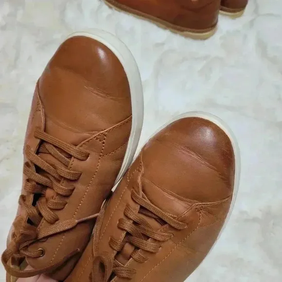 Mens Cole Haan Leather Grand Crosscourt II Casual Shoes Sneakers Size 9 Brown