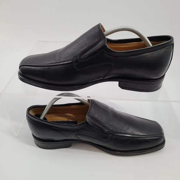 Mens Giorgio Brutini Dress Shoes 9M Black Lincoln Slip On‎ Casual Leather 249921