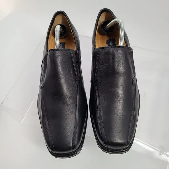 Mens Giorgio Brutini Dress Shoes 9M Black Lincoln Slip On‎ Casual Leather 249921