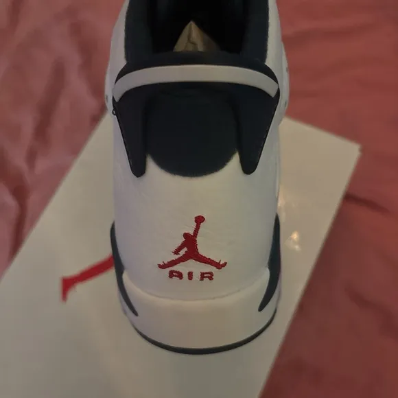 Men's Navy blue white Olympic Jordan 6
