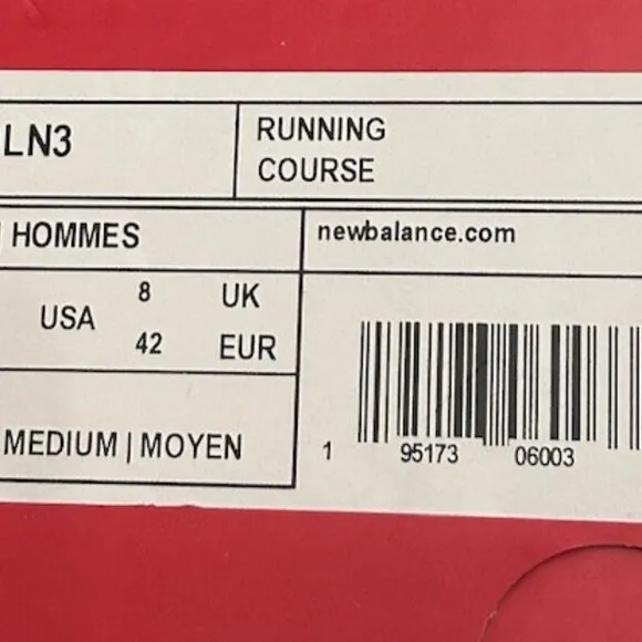 Men's New Balance Running Course Shoes in Navy with White Sole