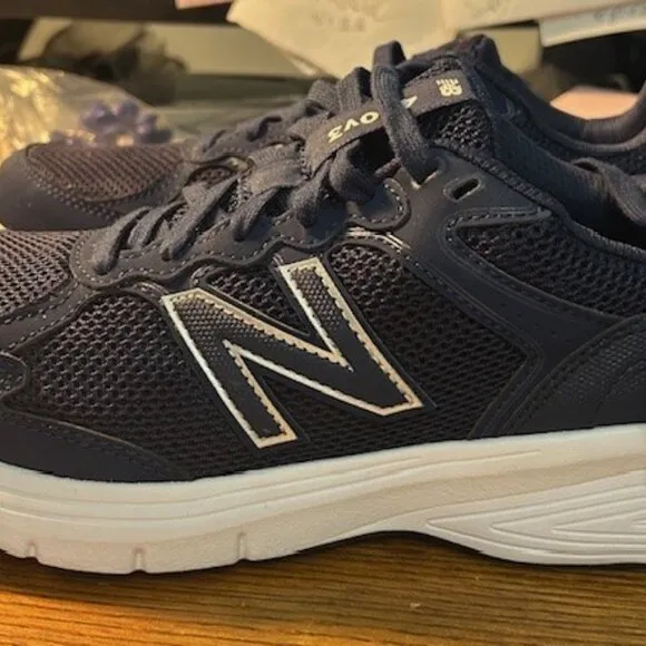 Men's New Balance Running Course Shoes in Navy with White Sole