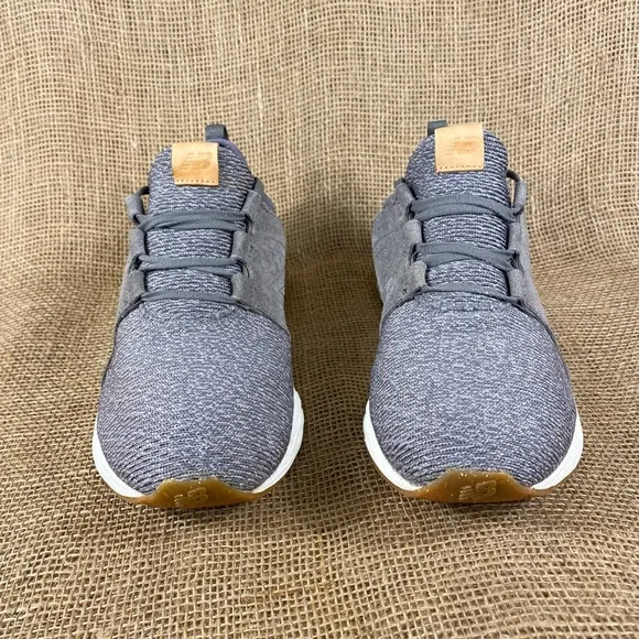 men’s new balance running shoes fresh foam gray suede sz 10