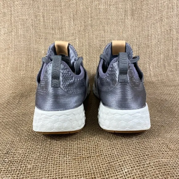 men’s new balance running shoes fresh foam gray suede sz 10