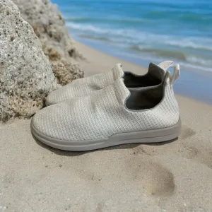 Mens Shoes LUSSO CLOUD Jet Matte White Nomad Waffle Shoes Slipon Shoes Moccasins