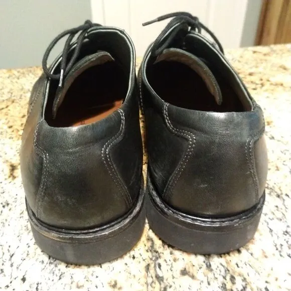 Mephisto Black Leather Goodyear Bicycle Toe Oxfords Lace Shoes Men Sz 13 US