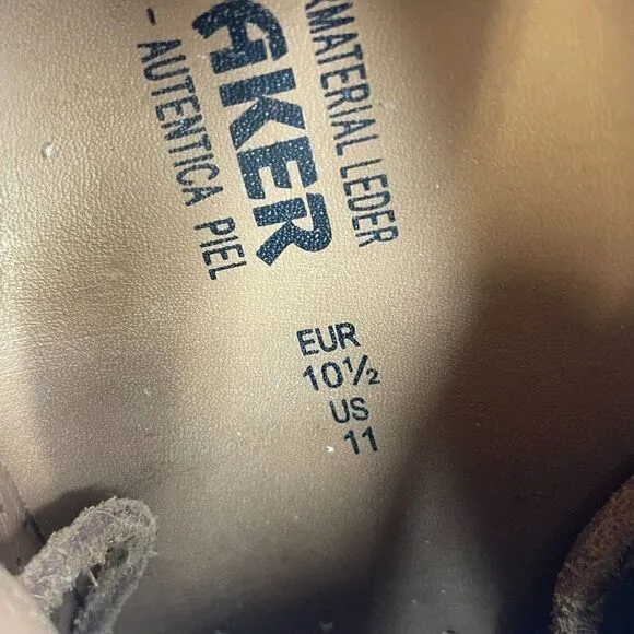 Mephisto Boat Shoes Men's 11 Spinnaker Tan Brown Leather Cool-Air Moccasins