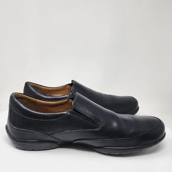 Mephisto Cool-Air Loafers Men 10 Balder Black Leather Slip-on Comfort 11504713