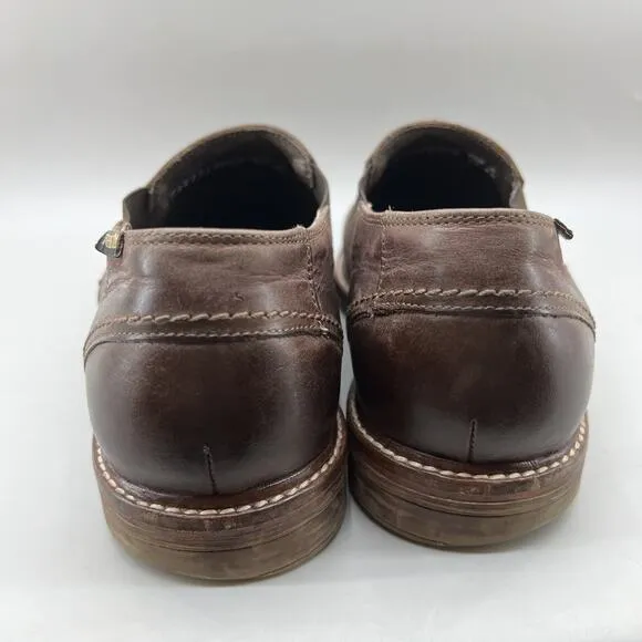 Mephisto Willem Chelsea Loafers Men Size 8.5 Brown Leather Comfort Low Cut Shoes