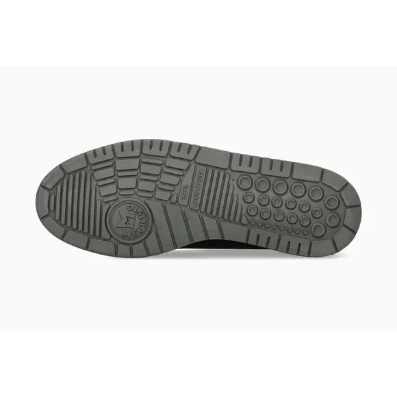 Mephisto Womens Rush Nubuck Leather Sneaker - Black Nomad NEW