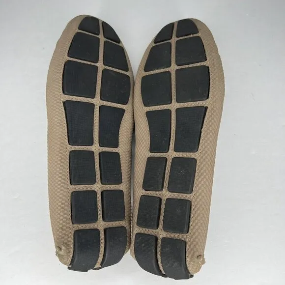 Mercanti Fiorentini Driving Moccasins Shoes Men's Newbuck Tan Brazil Size 12