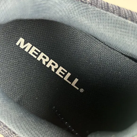 Merrell Antora 2 Trail Running Athletic Shoes Womens 9 Blue Green Vibram Sole