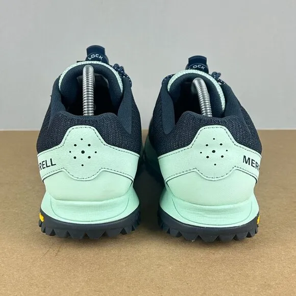Merrell Antora 2 Trail Running Athletic Shoes Womens 9 Blue Green Vibram Sole
