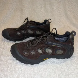 Merrell Brown Athletic Shoes with Ventilation and Rugged Soles